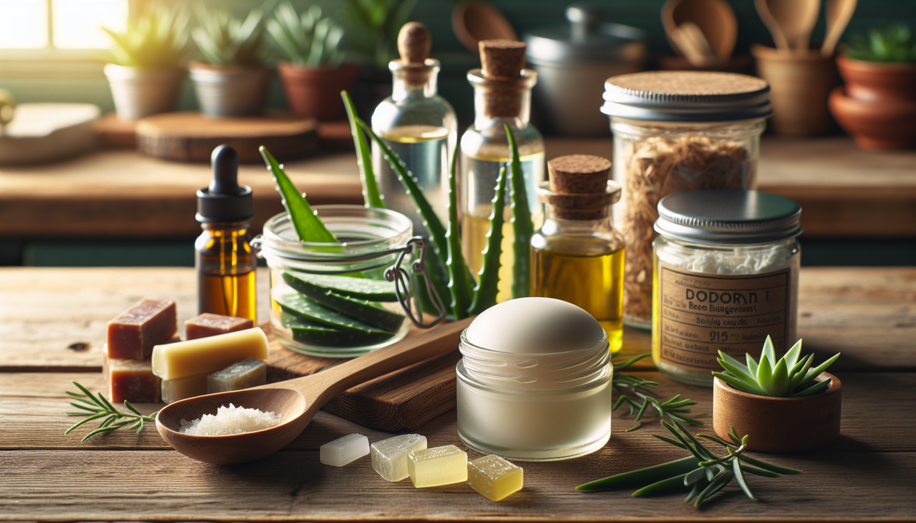 Ingredientes naturales para un desodorante casero