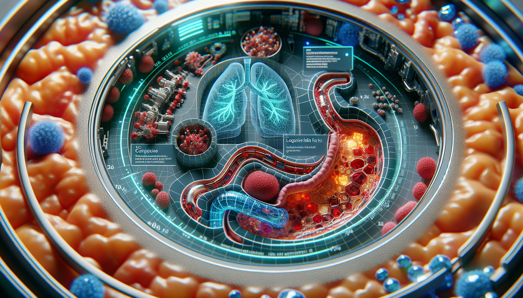 Ilustración de grasa localizada en abdomen