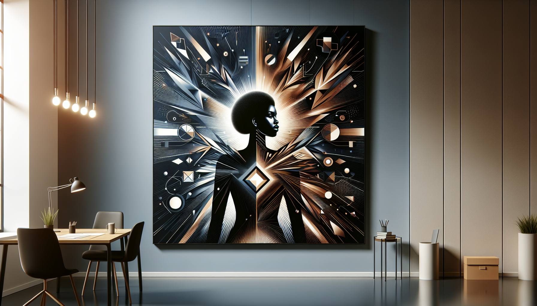 Mujer redefiniendo el éxito con energía y visión