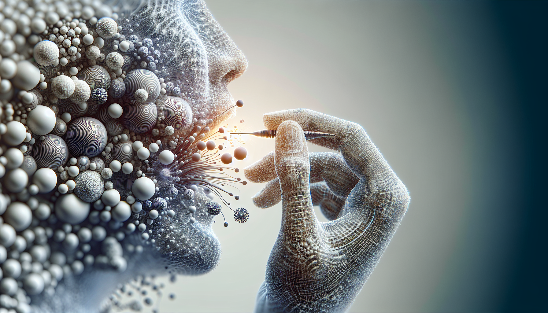 Piel estirada suavemente mostrando elasticidad.