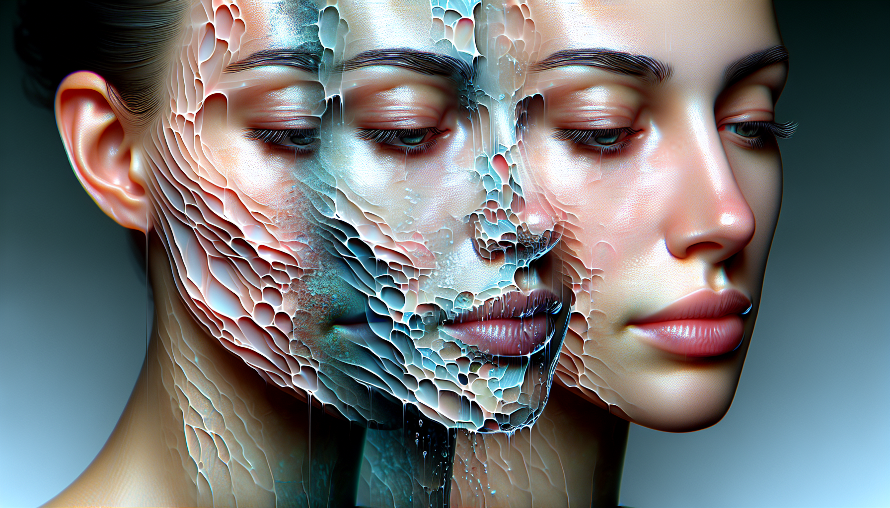 Rostro firme y terso después del tratamiento.