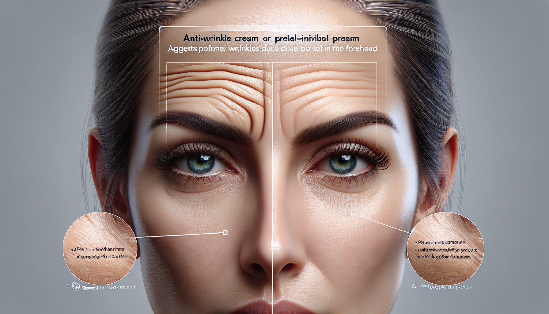 Frente con arrugas suavizadas por Skin Perfection.