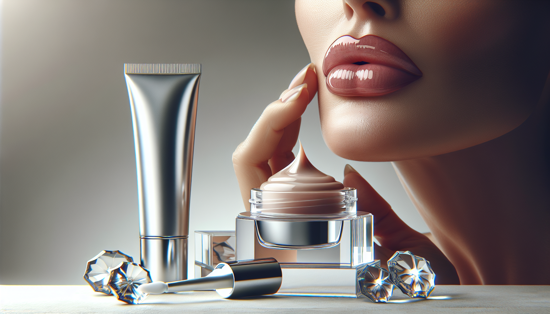 Labios postmenopáusicos voluminosos con Skin Perfection.