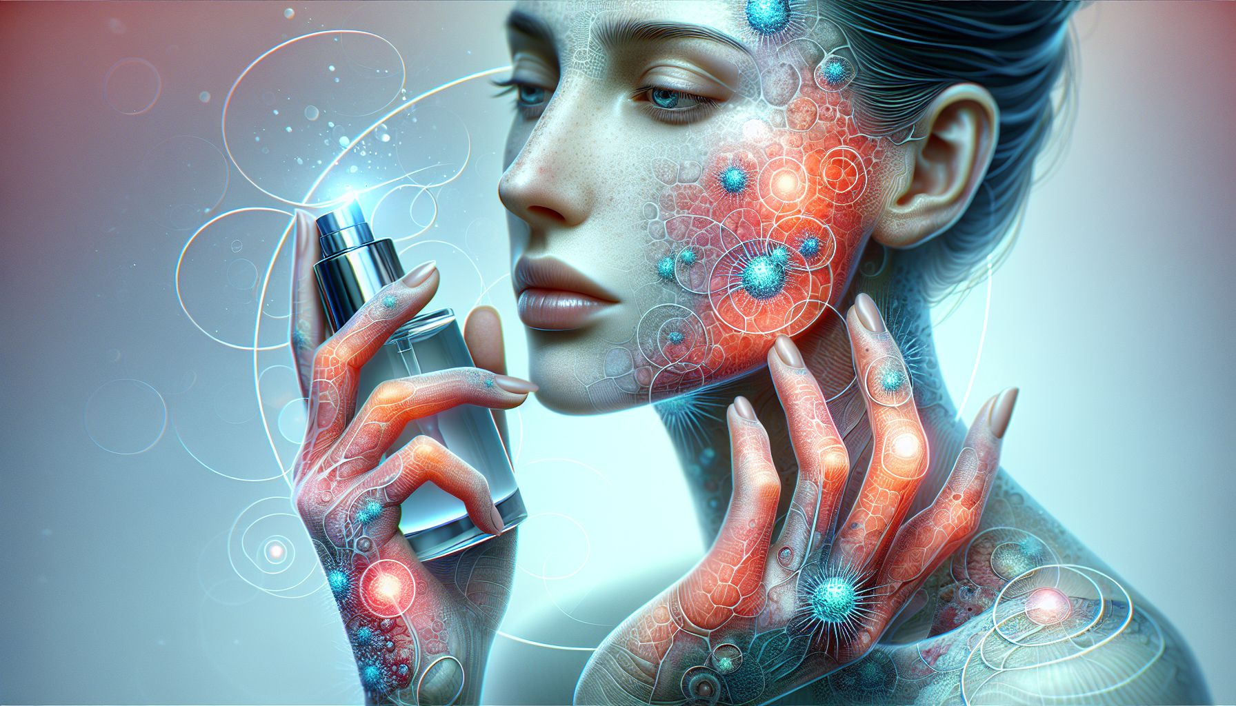 Piel inflamada calmada por Skin Perfection.