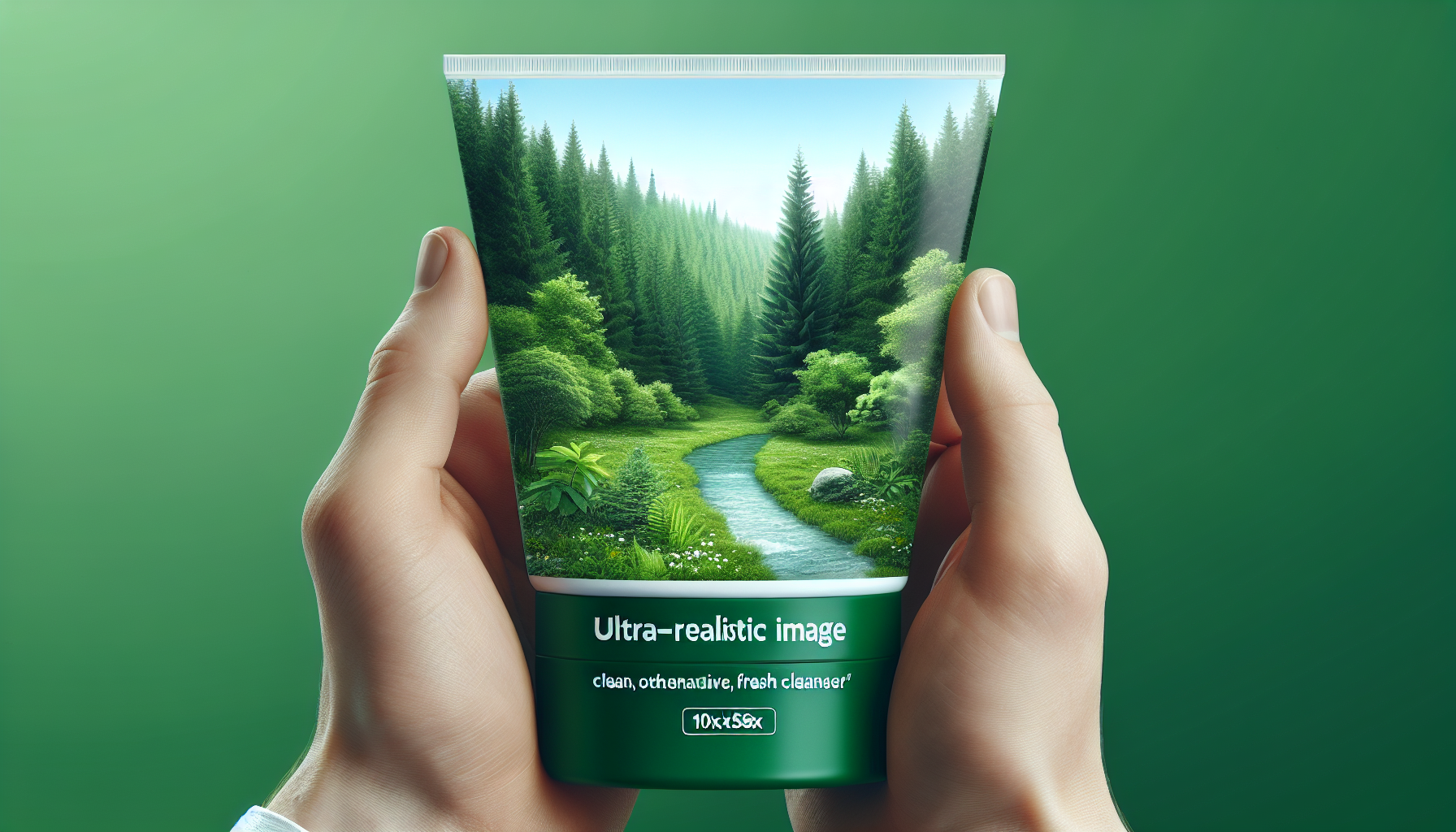 Bosque limpio y verde