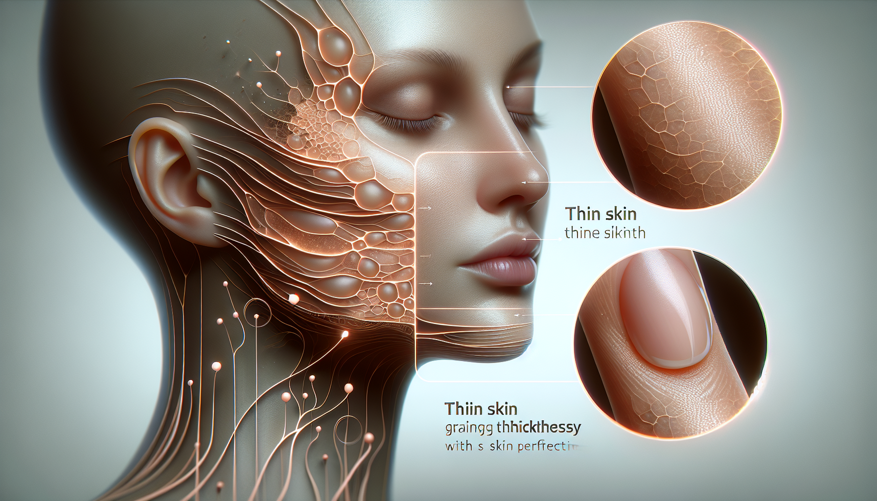 Piel delgada ganando grosor con Skin Perfection.