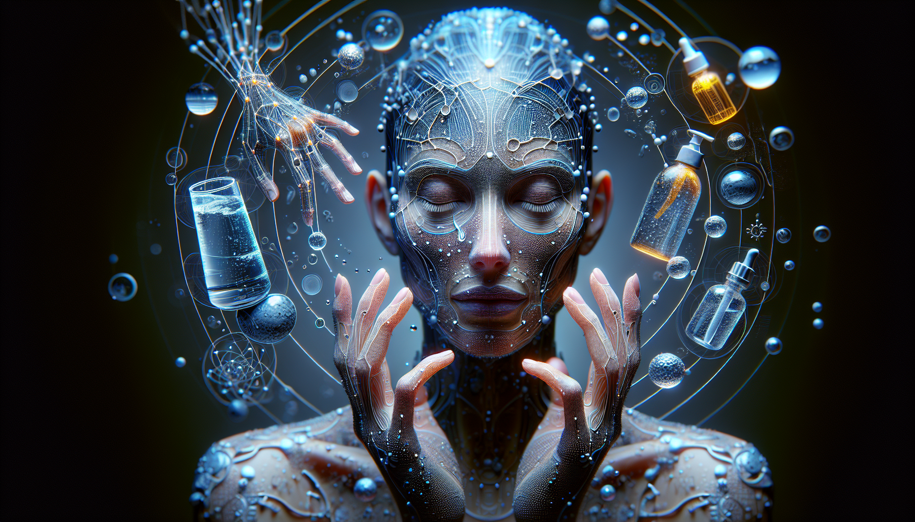 Piel madura con deshidratación crónica mejorada con Skin Perfection.