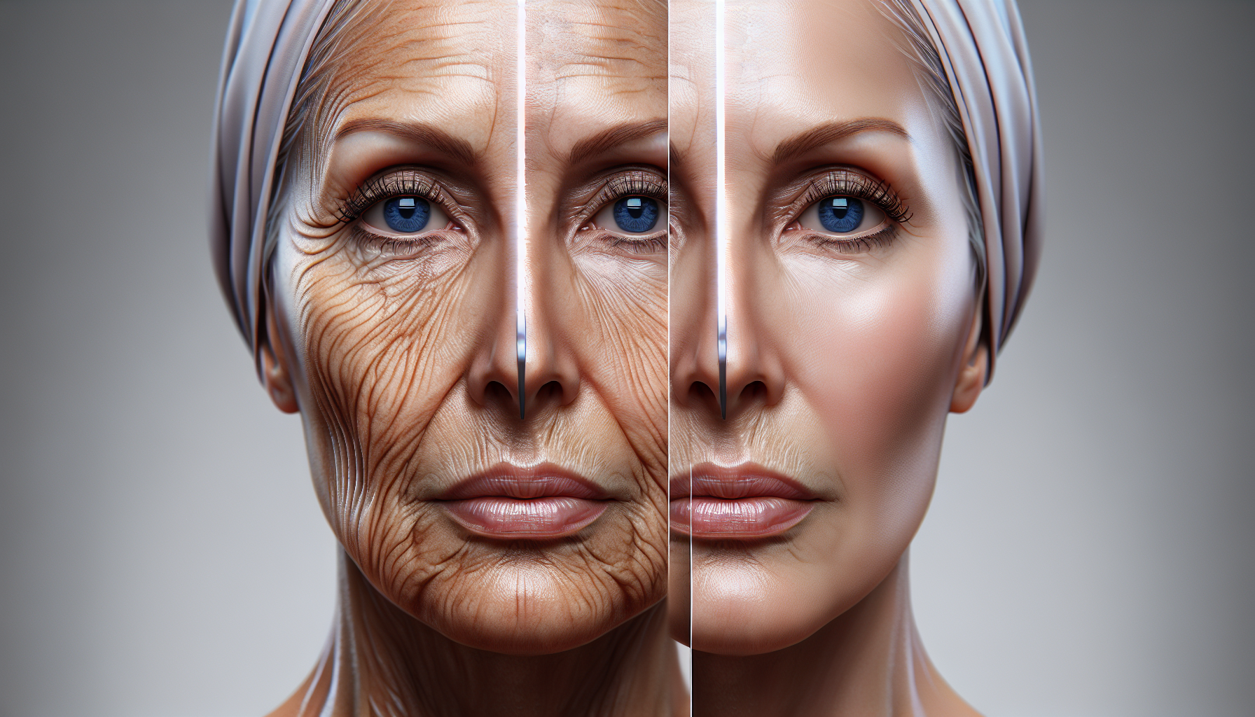 Piel madura con falta de elasticidad avanzada mejorada con Skin Perfection.