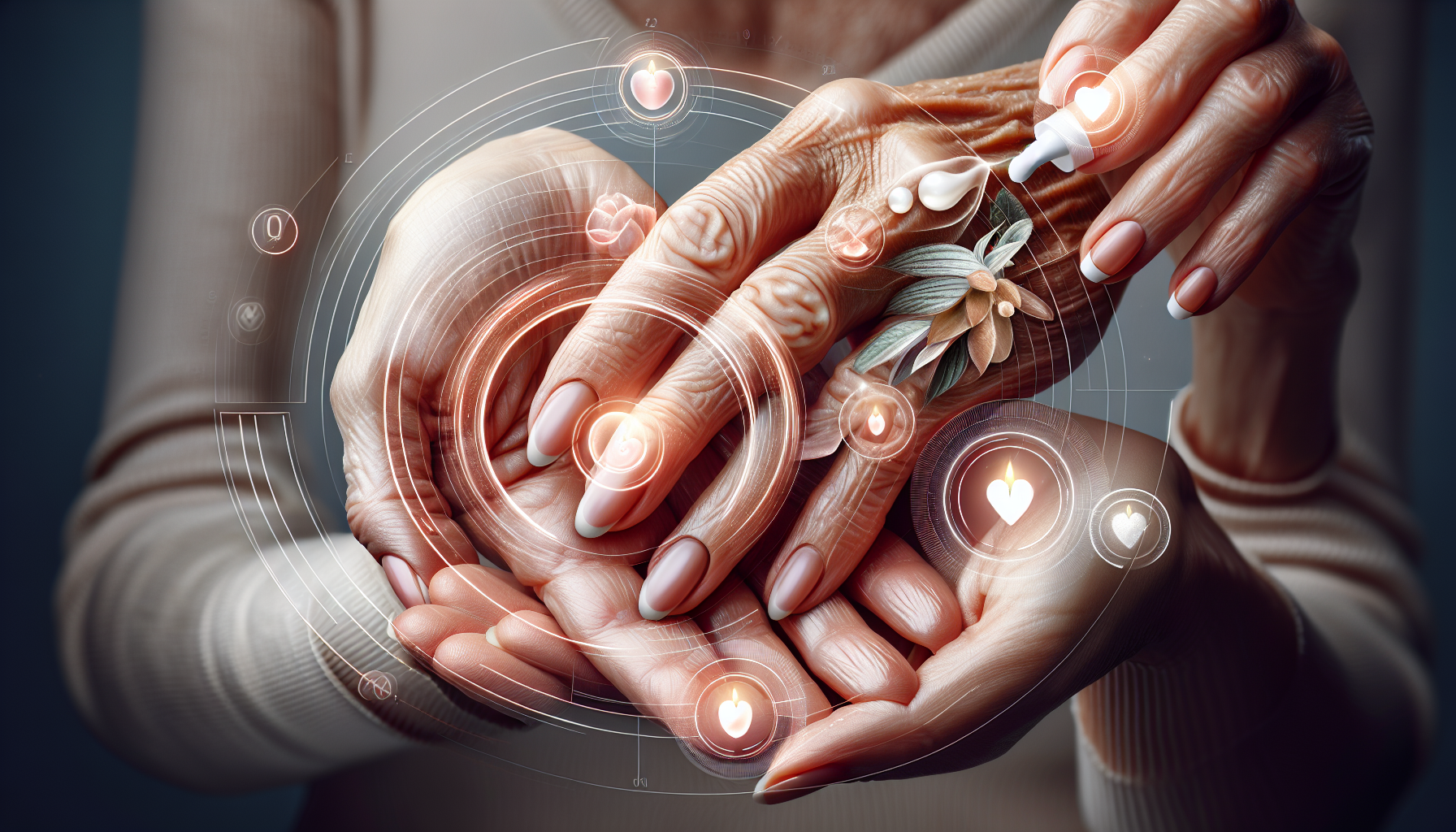 Manos maduras cuidadas con Skin Perfection.